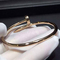 C luxury just nail bracelet 18k gold  white gold yellow gold rose gold bracelet  Jewelry factory in Shenzhen, China