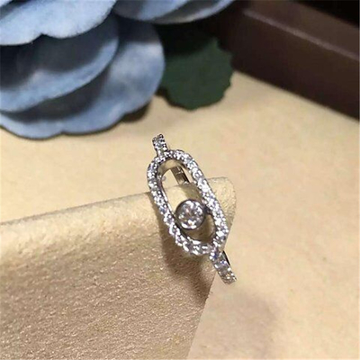 Jewelry factory in Shenzhen, China Mk ring 18k white gold yellow gold rose gold diamond ring