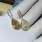Jewelry factory in Shenzhen, China Bn Diamond Earrings 18k white gold yellow gold rose gold Diamond Earrings