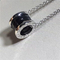 B Luxury jewelry factory high-quality necklace 18k gold white gold yellow gold rose gold Black ceramic inlay necklace